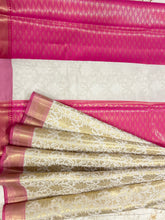 Off white Banarasi Saree